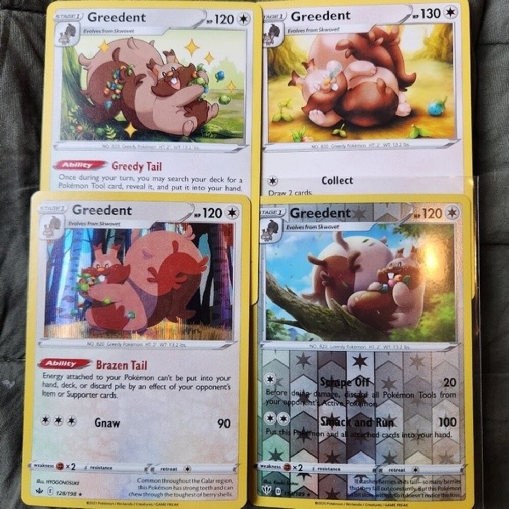 Greedent Pokemon Lot